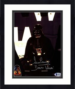 DAVE PROWSE Signed "Darth Vader" STAR WARS 8x10 Official Pix Photo BAS #Q93324