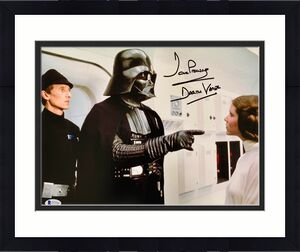 David Dave Prowse Signed Star Wars Darth Vader 11x14 Photo Beckett BAS 19