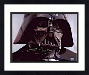 David Dave Prowse Signed Star Wars Darth Vader 11x14 Photo Beckett BAS 2