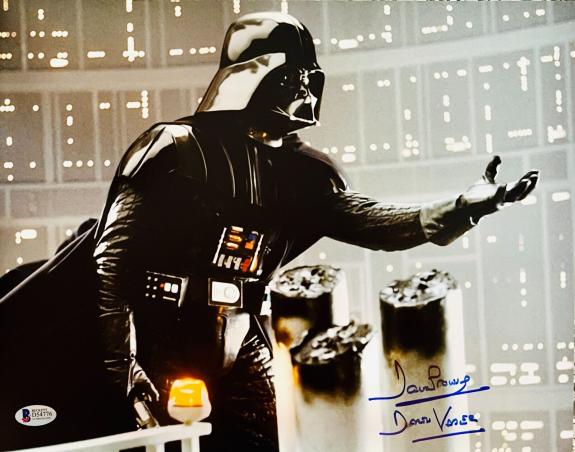 David Dave Prowse Signed Star Wars Darth Vader 11x14 Photo Beckett BAS 23
