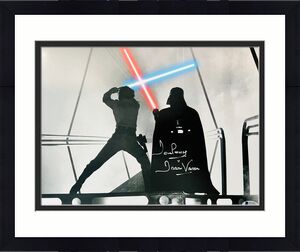 David Dave Prowse Signed Star Wars Darth Vader 11x14 Photo Beckett BAS 25