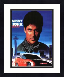 David Hasselhoff Knight Rider Autographed 11" x 14" Movie Poster