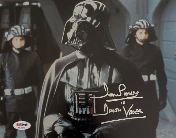 David Prowse Signed "Darth Vader" Star Wars 8x10 Photo PSA AF24010