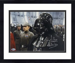 David Prowse Star Wars Autographed 11" x 14" Photograph with "Darth Vader" Inscription