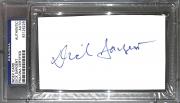 Bewitched Darrin Stephens Dick Sargent Signed Index Card PSA/DNA COA Autograph