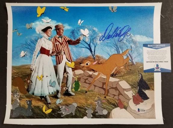 Dick Van Dyke autograph signed Mary Poppins 11x14 Canvas Photo #9 ~ BAS COA