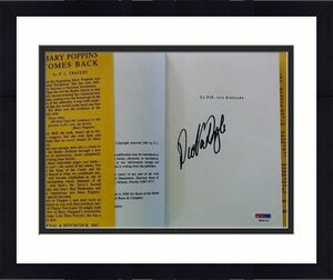 Dick Van Dyke Mary Poppins Comes Back Signed Auto Book Psa/dna Disney 2000