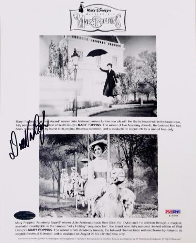 Dick Van Dyke Signed Mary Poppins 8x10 Photo Photograph PSA Y10504 Auto