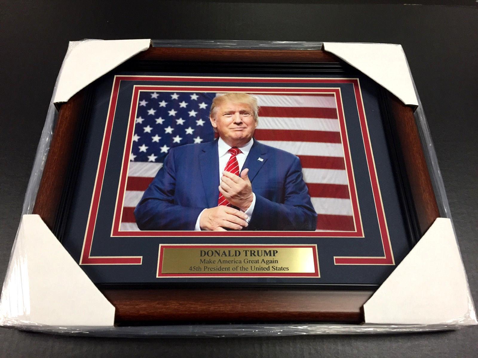 Donald Trump 8x10 Signed photo picture US president make America great 