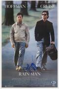 Dustin Hoffman Autographed 12" x 18" Rain Man Movie Poster - BAS