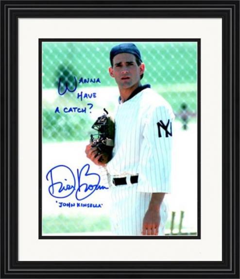 Dwier Brown autographed 8x10 photo (Field of Dreams John Kinsella) #SC11 inscribed Wanna Have a Catch Matted & Framed