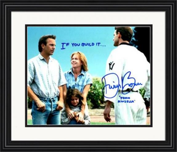 Dwier Brown autographed 8x10 photo (Field of Dreams John Kinsella) #SC9 inscribed If You Build It Matted & Framed