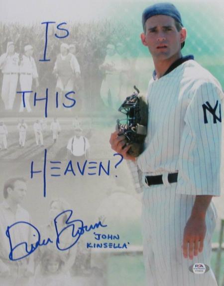 Dwier Brown "Field of Dreams" Signed/Inscribed 11x14 Photo PSA/DNA 164416