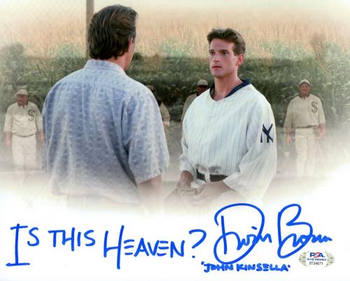 Dwier Brown "Field of Dreams" Signed/Inscribed 8x10 Photo PSA/DNA 164421