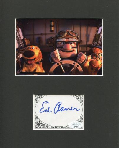 Ed Asner Disney Pixar UP Carl Fredricksen Signed Autograph Photo Display JSA