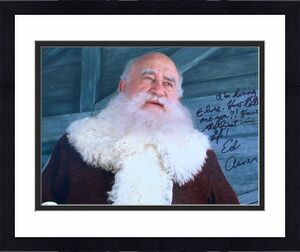 Ed Asner (Elf- Santa Claus) Signed 11x14 Photo JSA