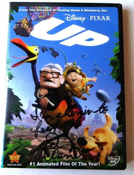 Ed Asner Signed Autographed DVD Cover Up "I'm Allergic to Feathers" JSA KK55109