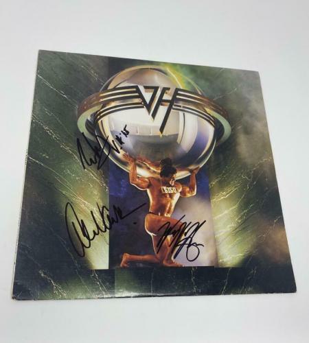 Eddie Van Halen Band X3 Signed Autograph "5150" Album Record Vinyl Lp Real Coa