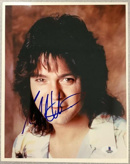 Eddie Van Halen Signed Photo 8x10 Color Autograph BAS Guitar HOF Beckett Not PSA