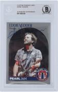 Eddie Vedder Pearl Jam Autographed 1990 Aceo Series 1 #EDV BGS Authenticated Authentic Card