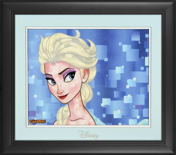 Elsa Frozen Disney Framed "Ice Queen" 11" x 14" Matted Photo