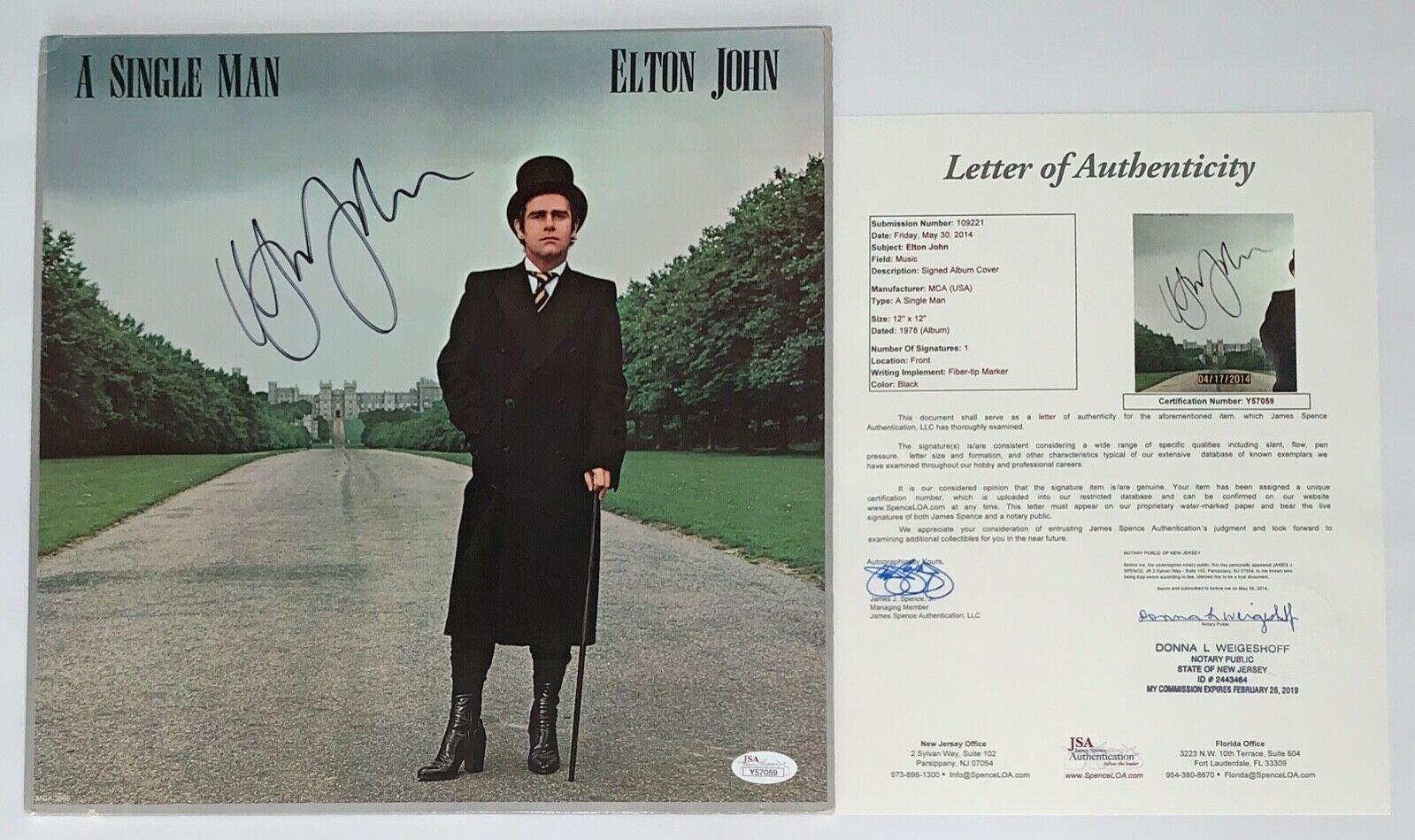 elton john album cover a single man