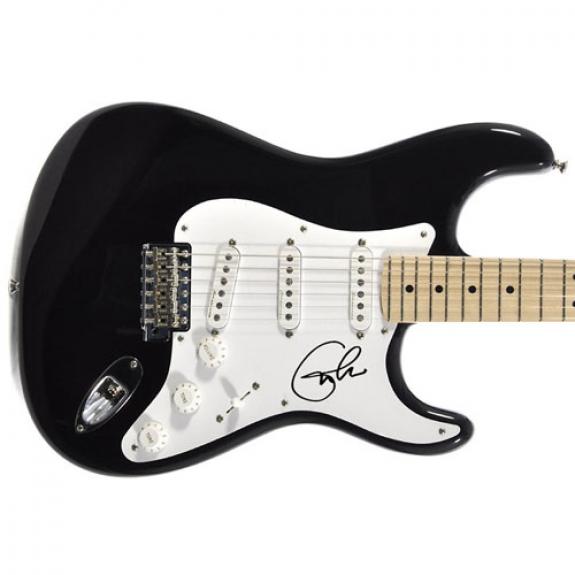 Eric Clapton Autographed Facsimile Signed Signature Model Fender Blackie Guitar
