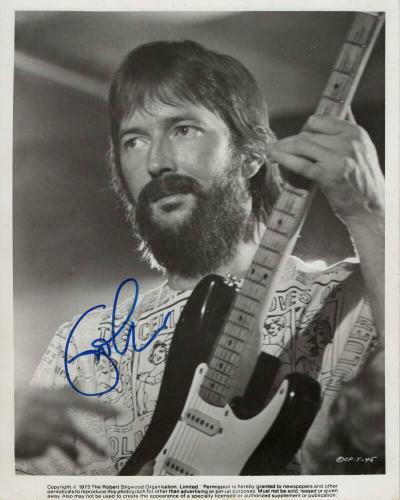 Eric Clapton Signed Autograph 8x10 Photo - The Yardbirds Cream Legend Rare Jsa