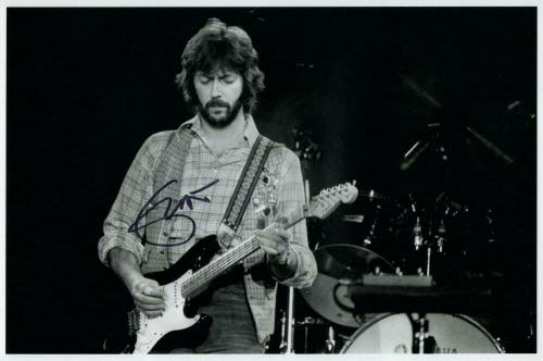 Eric Clapton Signed Autograph 8x12 Photo - The Yardbirds Cream Legend, Real Coa
