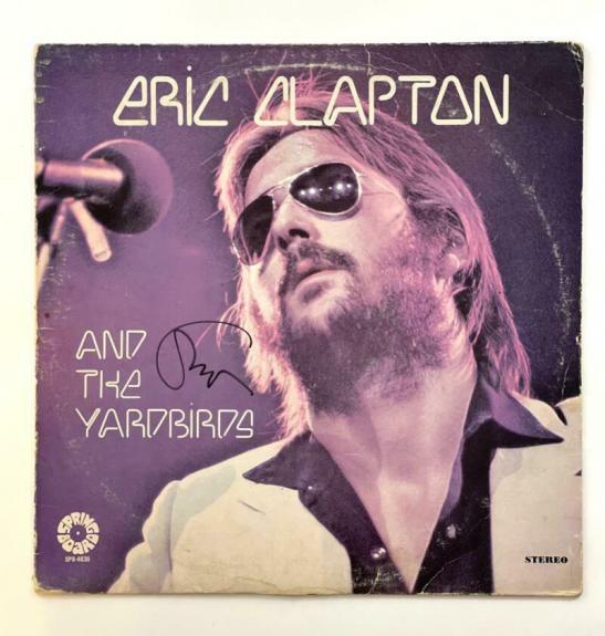 Eric Clapton Signed Autograph Album Vinyl Record - Yardbirds Cream Icon Rare Jsa