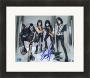 Eric Singer autographed 8x10 photo (Kiss) #SC2 Matted & Framed