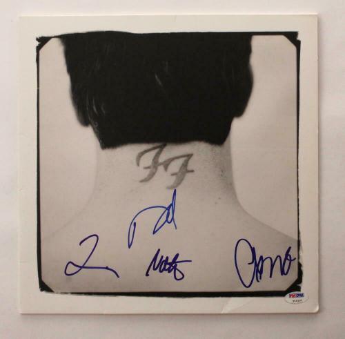 Foo Fighters Band (x4) Signed Autograph Album Vinyl Record Taylor Hawkins W/ Psa