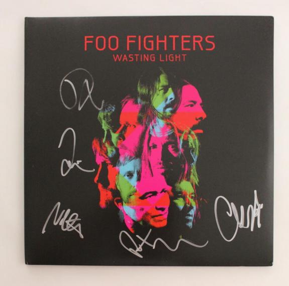 Foo Fighters Band (x5) Signed Autograph Album Vinyl Record Taylor Hawkins++ Jsa