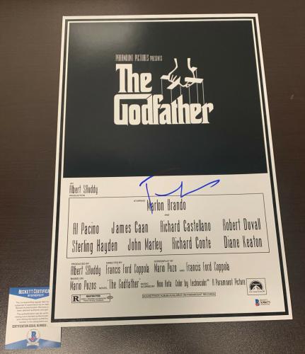 Francis Ford Coppola Signed The Godfather 12x18 Poster Autograph Beckett Coa 8