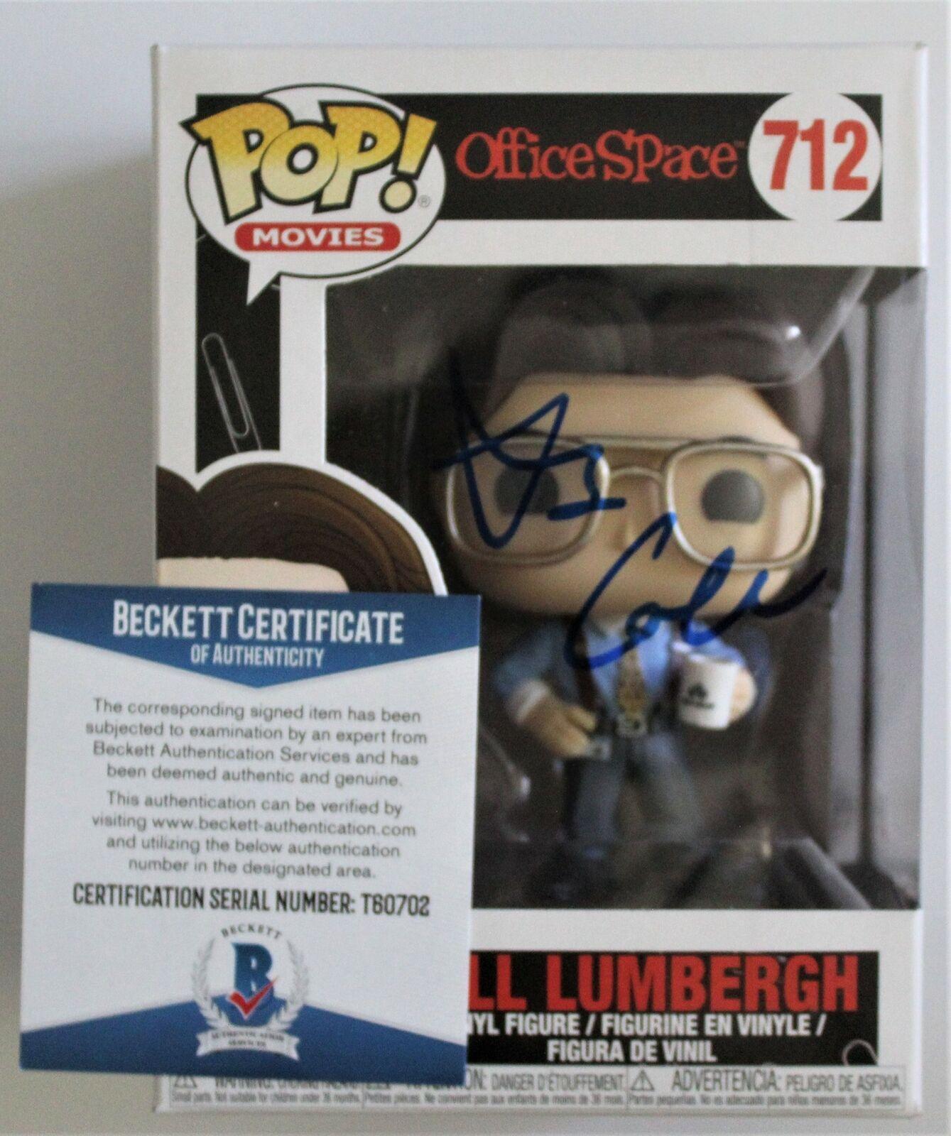 Gary Cole Office Space 712 Bill Lumbergh Signed Funko Pop W Beckett Coa Proof A