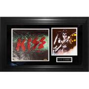Gene Simmons Autographed Kiss Deluxe Framed Album Piece – JSA