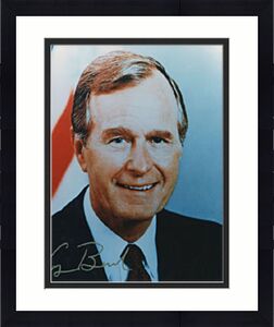 George Bush Autographed Celebrity 8x10 Photo