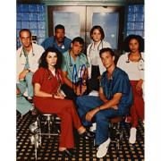 George Clooney Autographed ER Cast Celebrity 8x10 Photo