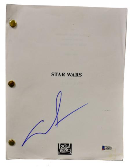 george lucas signed memorabilia