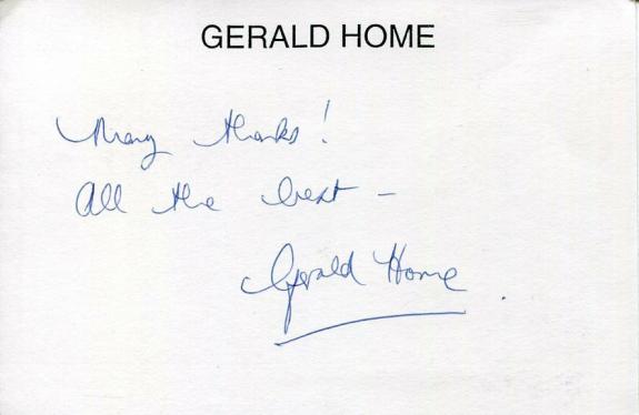 Gerald Home Star Wars Tessek Mon Calam Signed Autograph