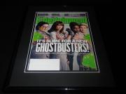 Ghostbusters Framed 11x14 ORIGINAL 2016 Entertainment Weekly Magazine Cover