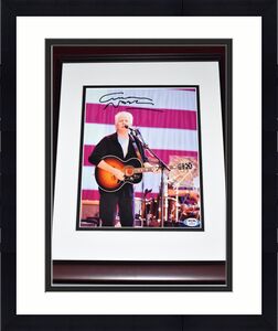 Graham Nash Signed - Autographed Crosby, Stills & Nash 8x10 inch Photo MAHOGANY FRAME + PSA/DNA COA