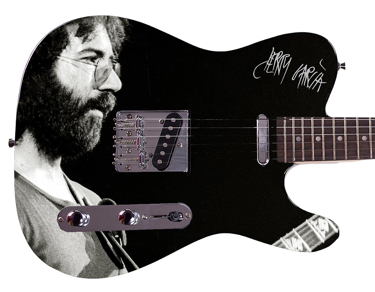 jerry garcia signed guitar