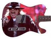 Guns N Roses Axl Rose Autographed Facsimile Signed Custom Graphics Guitar