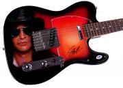 Guns N Roses Slash Autographed Signed Tele Airbrushed Guitar Preorder PSA AFTAL