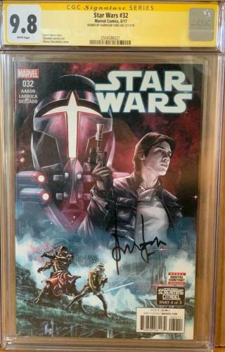 Han Solo #32 CGC Signature Series 9.8 Signed by Harrison Ford Star Wars Comic