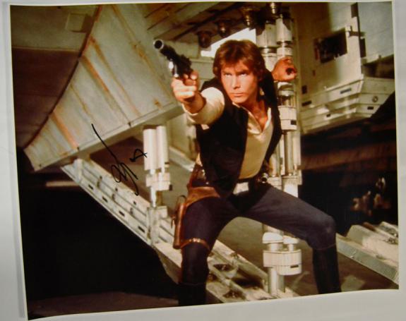 Harrison Ford Autographed Signed 16x20 Star Wars Photo Uacc Rd AFTAL