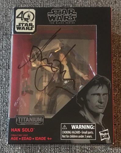 Harrison Ford Signed Autograph "star Wars" Black Series Han Solo Figure Beckett