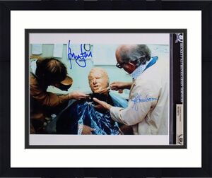 Harrison Ford & Stuart Freeborn Star Wars Signed 8x10 Photo BAS Slabbed