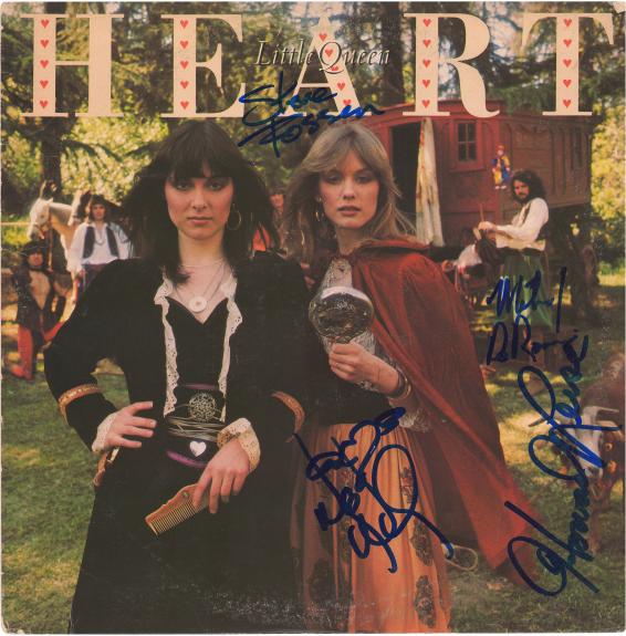 Heart Autographed Little Queen Album with 4 Signatures - BAS